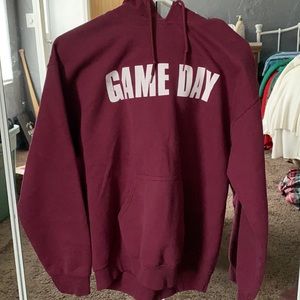 Maroon sweatshirt